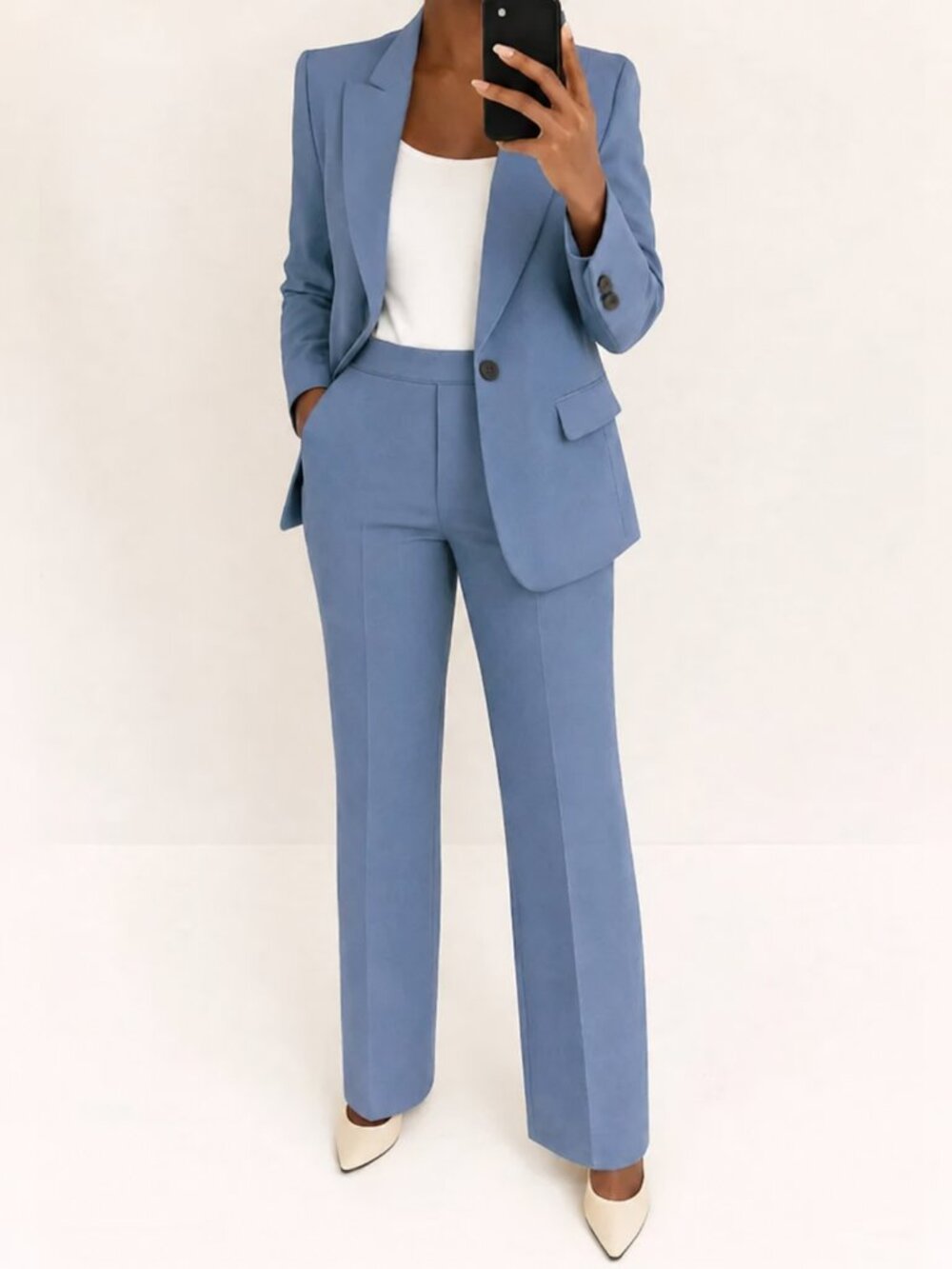Kasper Suit SET Blue Heron SIZE 8